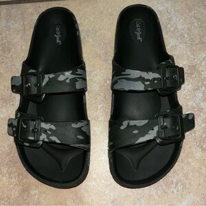 Cat & Jack Green Sandals with Adjustable Straps